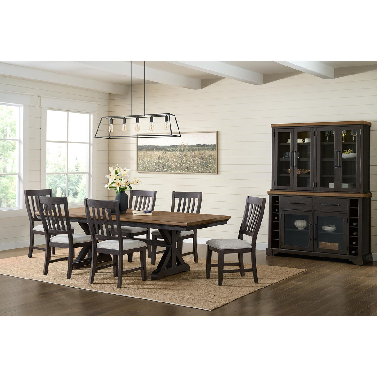 Elements International Montrose D-16670-8-SVHT Server And Hutch IMAGE 4