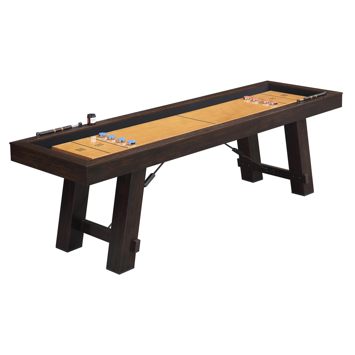 Elements International Titus CTT100ST Shuffleboard Table IMAGE 1