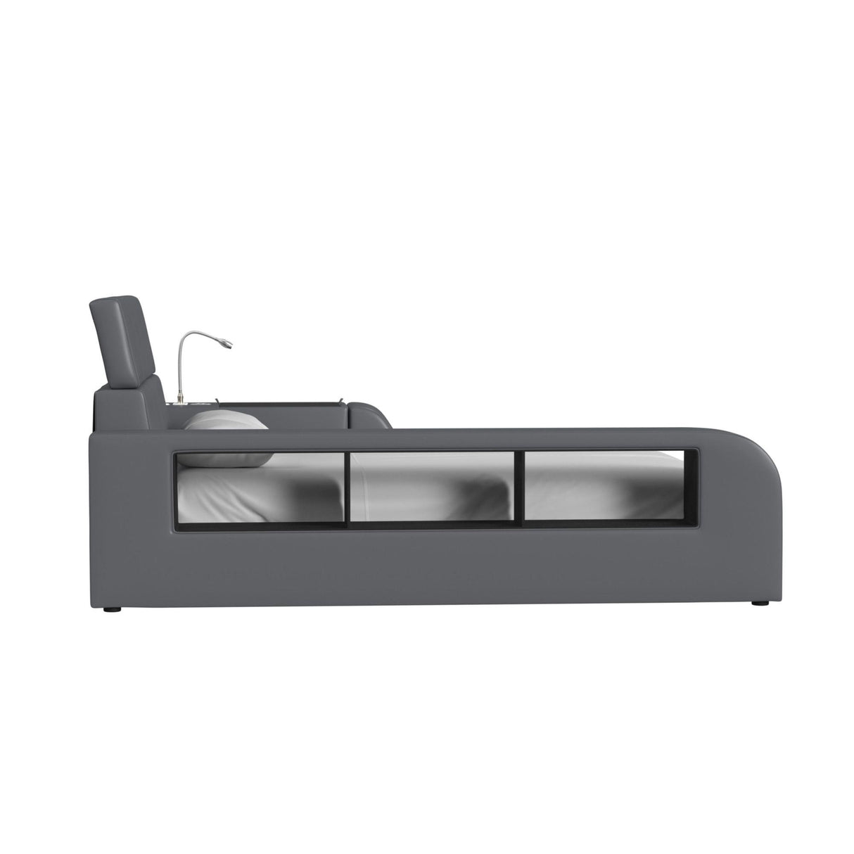 Elements International Valari UB-12820-3-BC Side Bookcase IMAGE 4