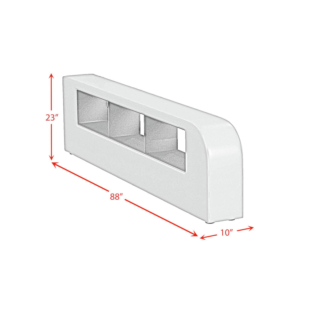 Elements International Valari UB-12820-3-BC Side Bookcase IMAGE 9