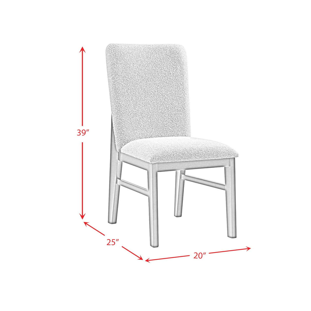 Elements International Portland D-1710-8-SC1 Side Chair IMAGE 8