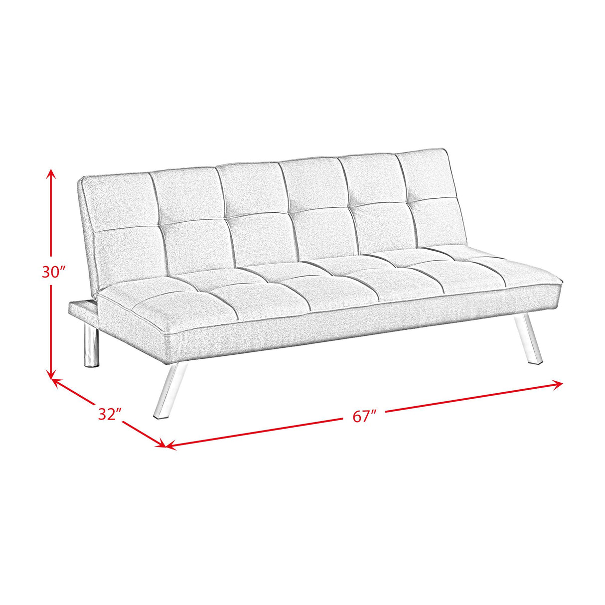 Elements International Smash U-5090-8581-304 Sleeper Sofa IMAGE 6