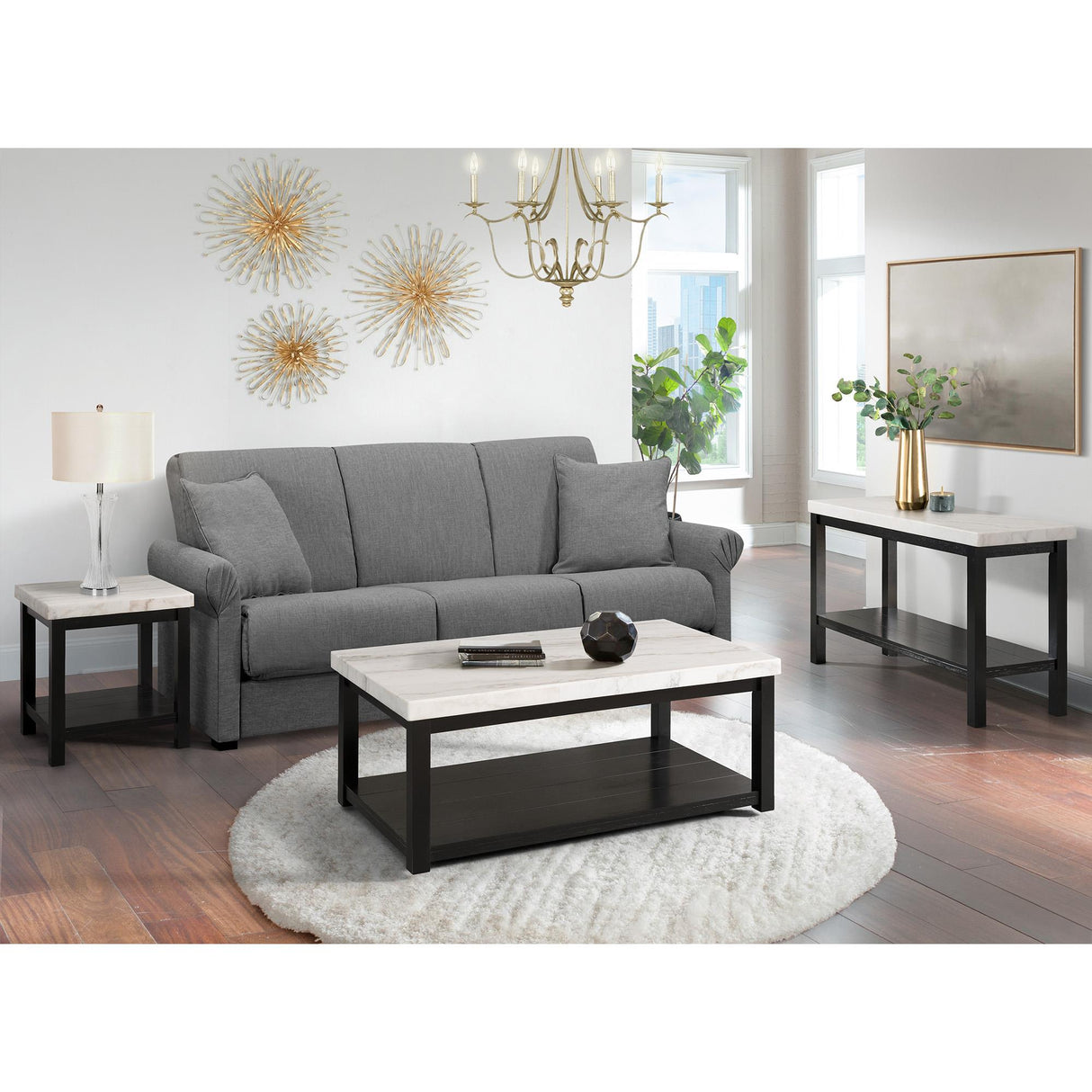 Elements International Marcello CML100ST Sofa Table IMAGE 4