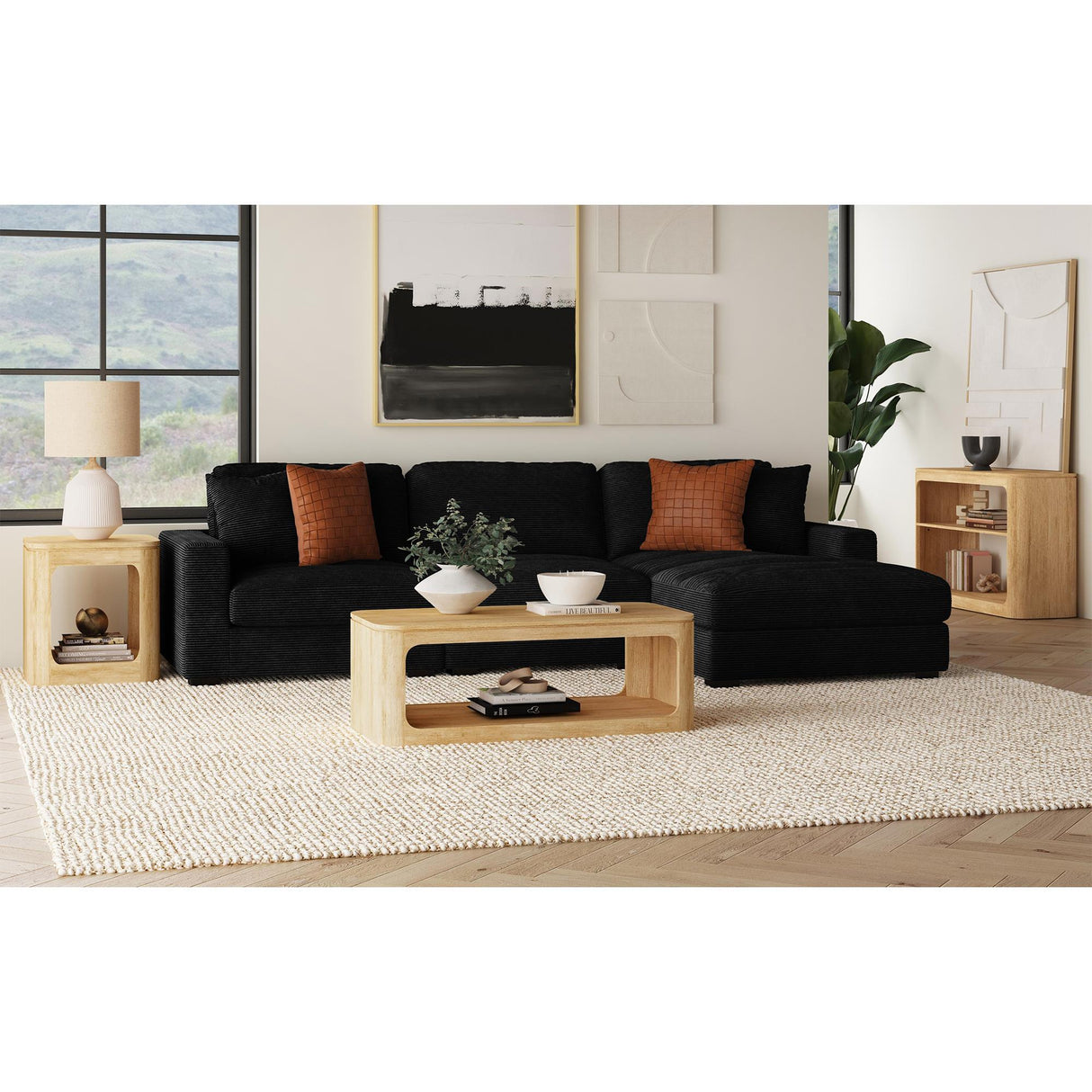 Elements International Rosalie T-16860-6-ST Sofa Table IMAGE 3