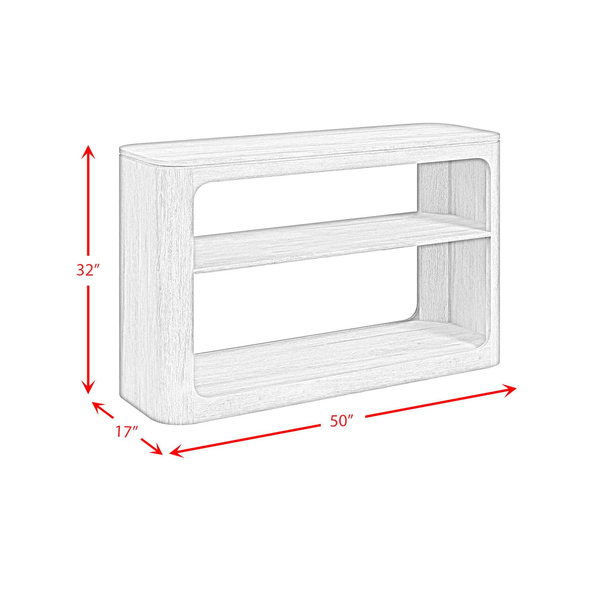 Elements International Rosalie T-16860-8-ST Sofa Table IMAGE 1