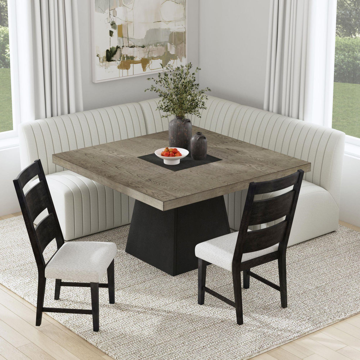 Elements International Jemma D-7570-5-DT Square Table IMAGE 7