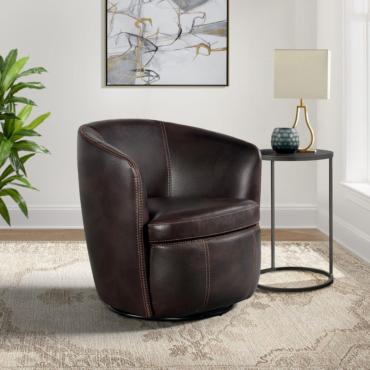 Elements International Vito U-5470-8200-101 Swivel Chair IMAGE 4