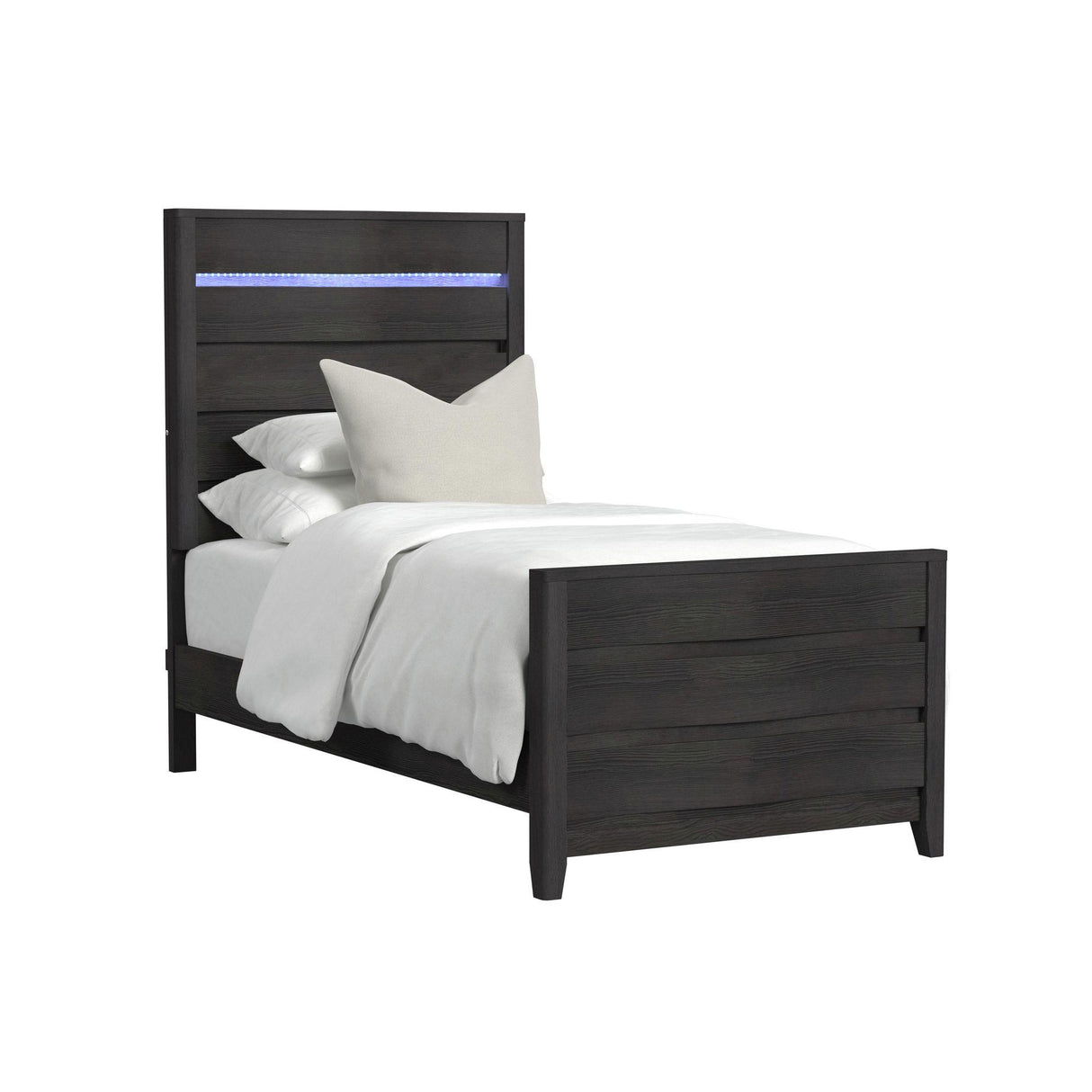 Elements International Tobias B-15990-8-TBL Twin Bed IMAGE 1