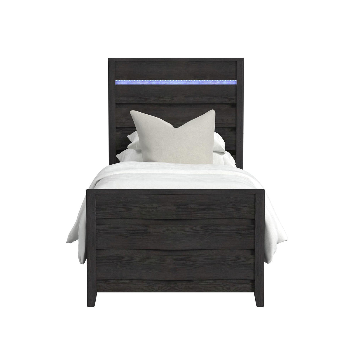 Elements International Tobias B-15990-8-TBL Twin Bed IMAGE 2