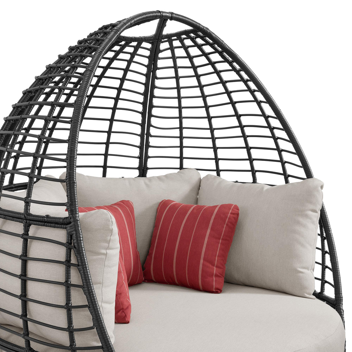 Elements International Playa O-16230-10311-121 Twin Egg Chair IMAGE 4