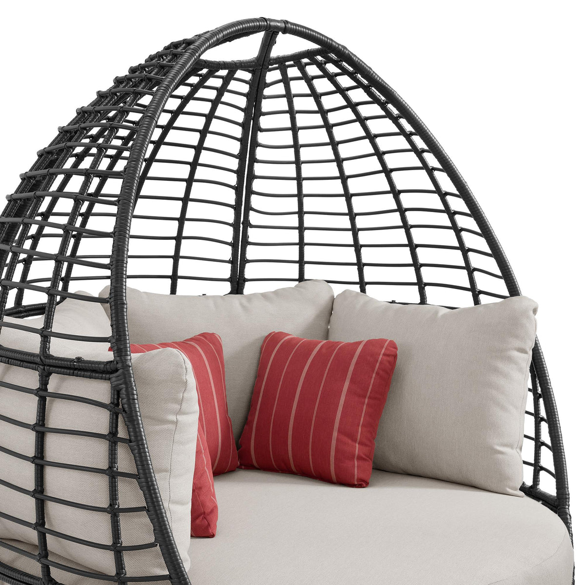 Elements International Playa O-16230-10311-121 Twin Egg Chair IMAGE 4