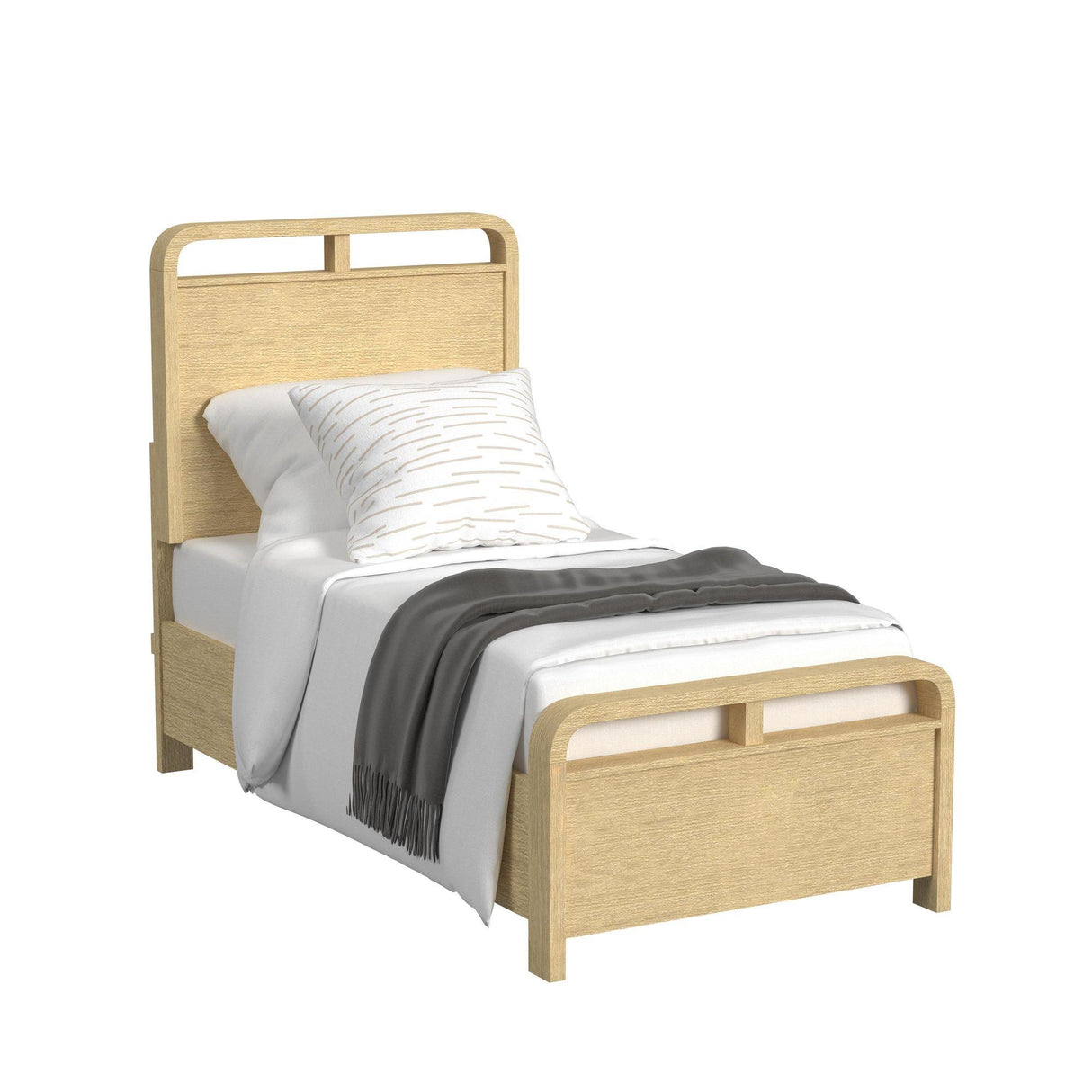 Elements International Ridgemont B-14440-6-TB Twin Panel Bed IMAGE 1