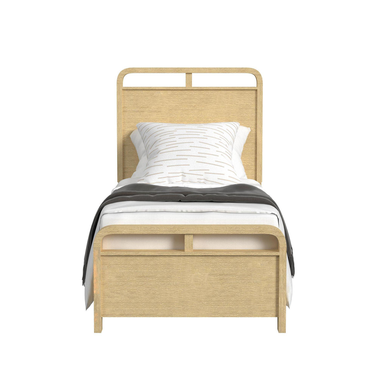 Elements International Ridgemont B-14440-6-TB Twin Panel Bed IMAGE 2