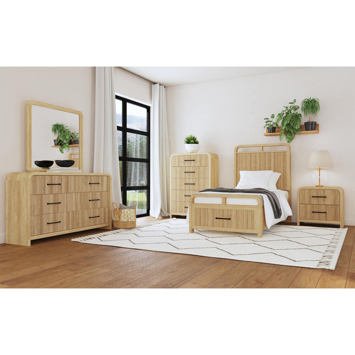 Elements International Ridgemont B-14440-6-TSB Twin Storage Bed IMAGE 3