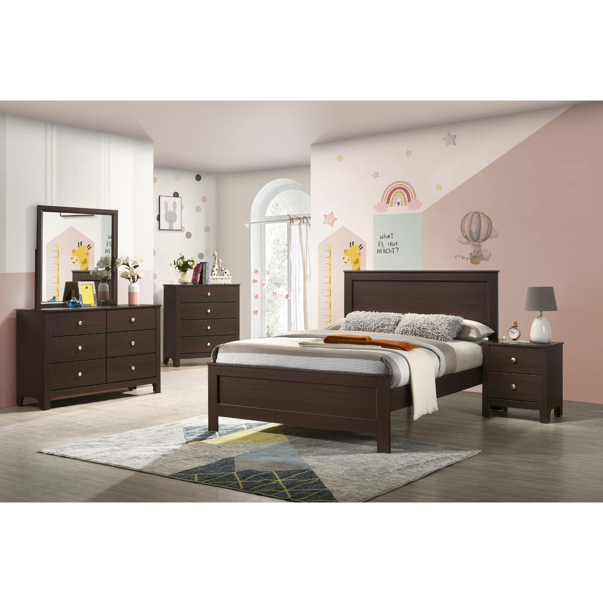 Elements International Sami SM590NS Youth 2-Drawer Nightstand IMAGE 3
