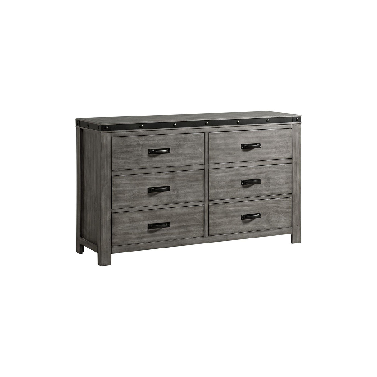 Elements International Wade WE650DR Youth Dresser 6 Drawer IMAGE 1
