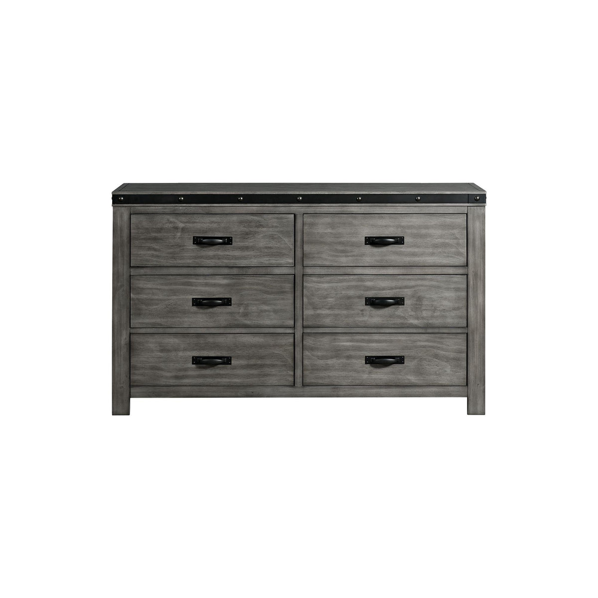 Elements International Wade WE650DR Youth Dresser 6 Drawer IMAGE 2