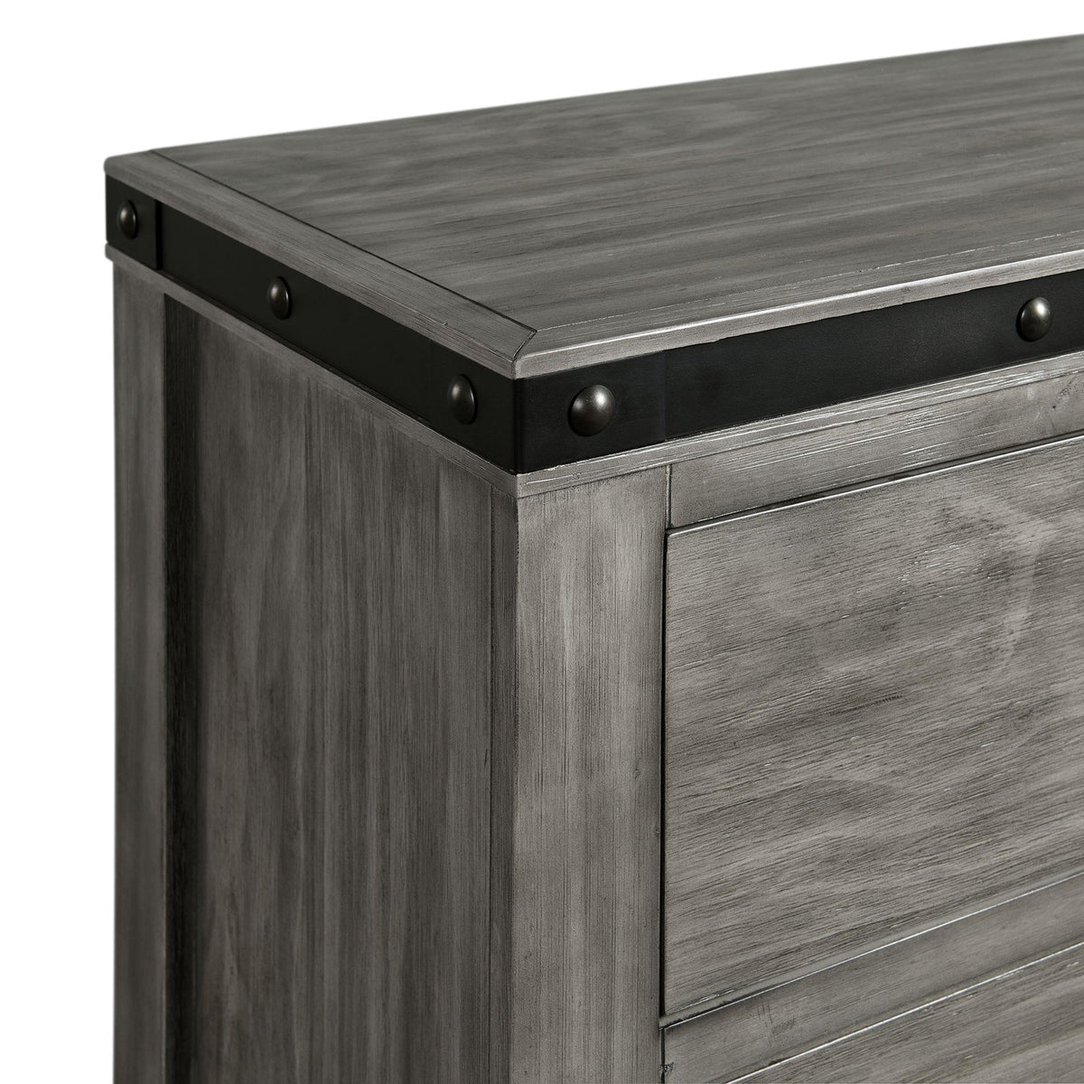 Elements International Wade WE650DR Youth Dresser 6 Drawer IMAGE 4