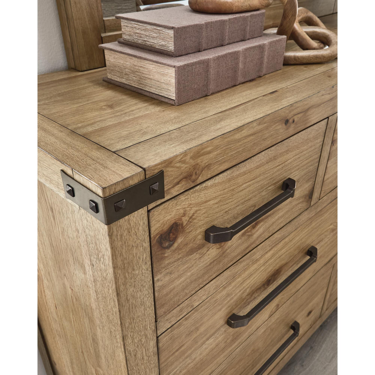 Benchcraft Ridgester B858B1 Dresser and Mirror IMAGE 4