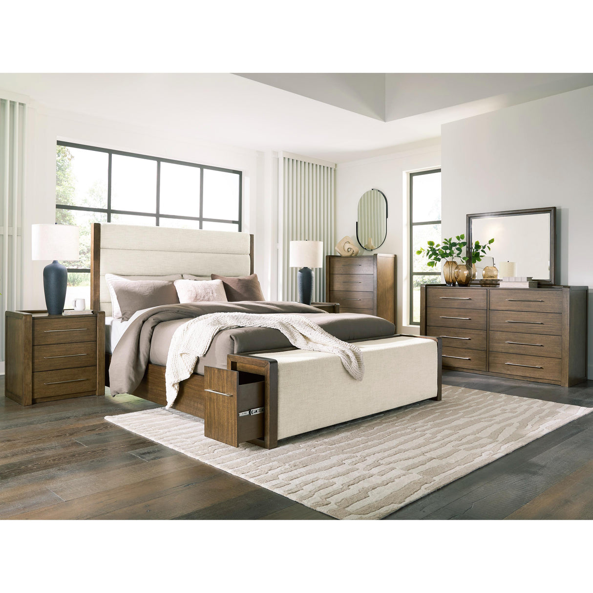 Benchcraft Marxmore B863B4 King Upholstered Storage Bed IMAGE 10