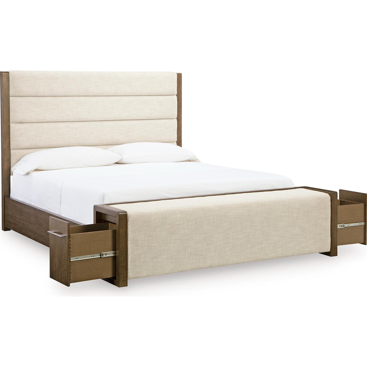 Benchcraft Marxmore B863B4 King Upholstered Storage Bed IMAGE 2