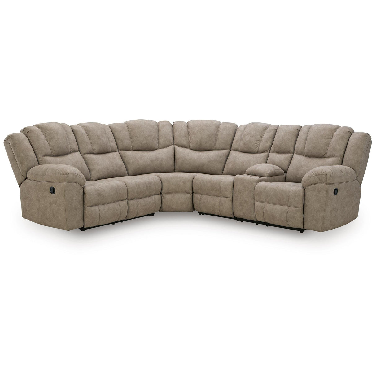 Signature Design by Ashley Pearce-Pike PC69205S2 3 pc Reclining Sectional with Console IMAGE 1