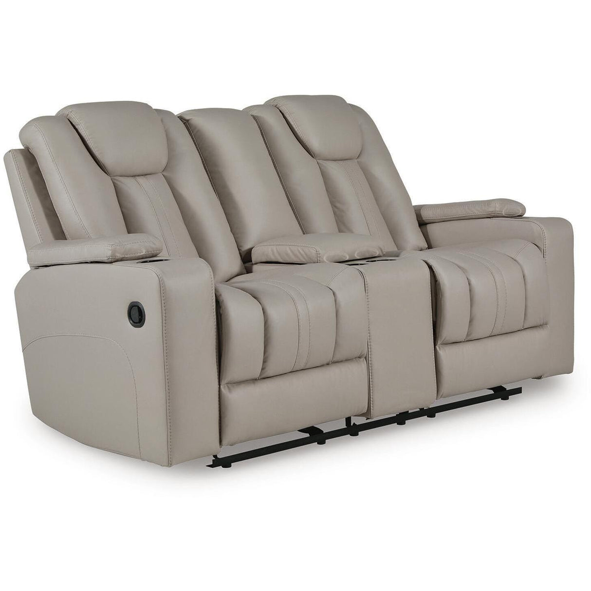 Signature Design by Ashley Elevate Edges PC8330543 Glider Reclining Loveseat with Console IMAGE 1