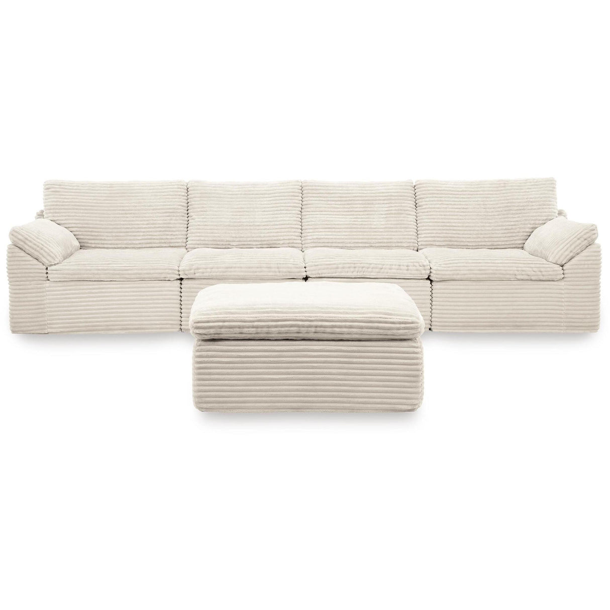Signature Design by Ashley Fannin PC84304S1 4 pc Sectional with Ottoman IMAGE 1
