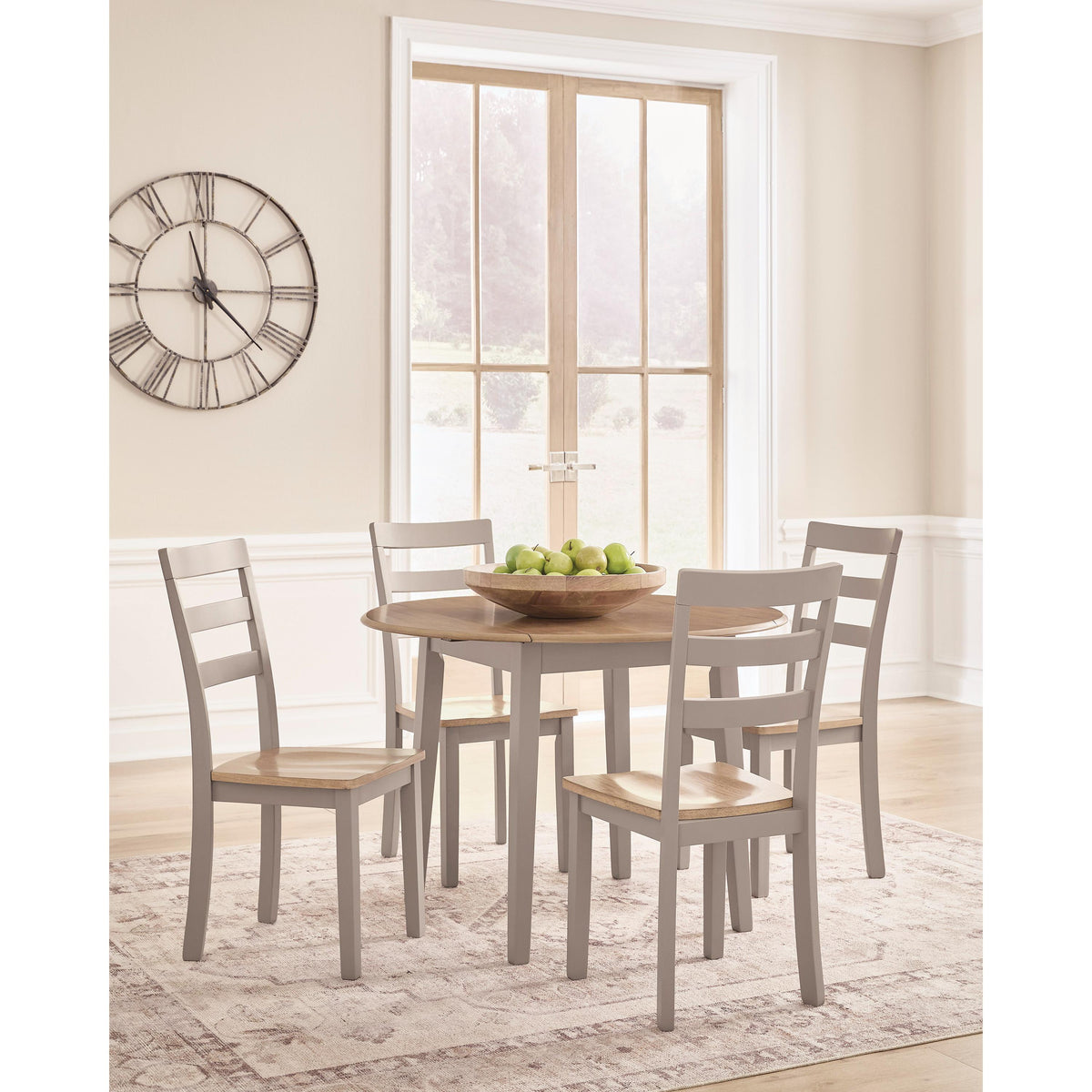 Signature Design by Ashley Harperfeld PCD403-15 Round Drop Leaf Table IMAGE 5