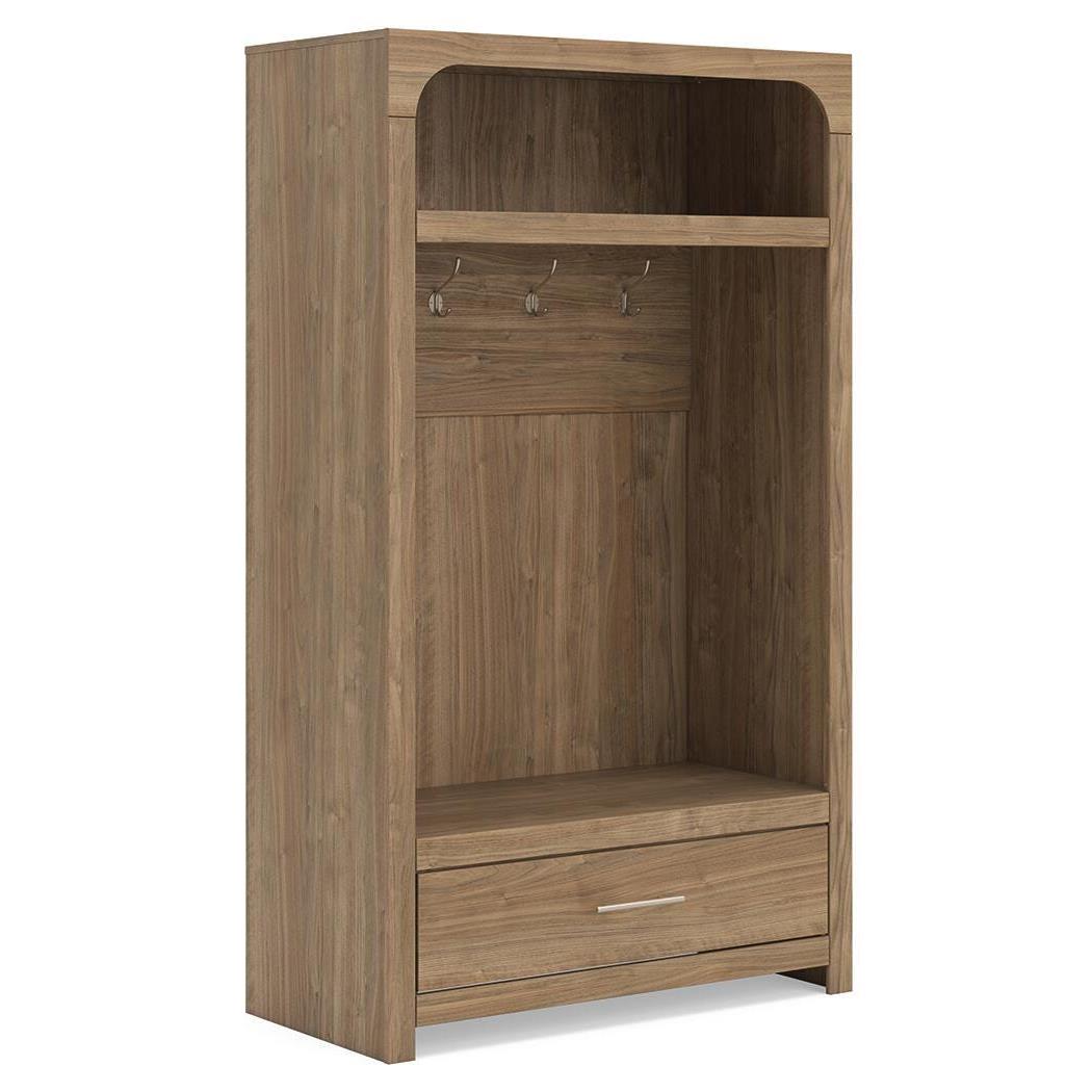 Signature Design by Ashley Dovander W1121-79 Hall Tree with Storage Bench IMAGE 1