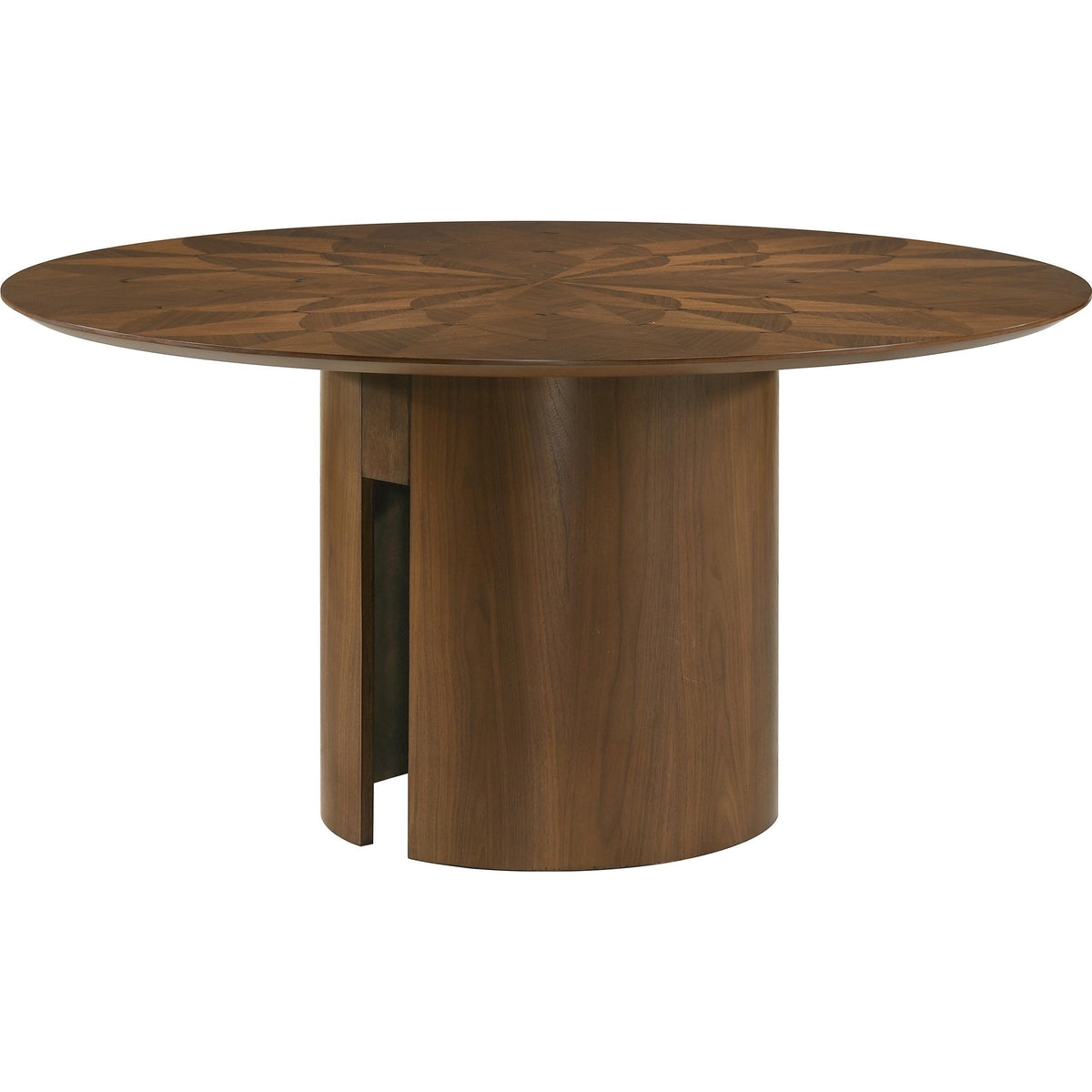 Crown Mark Round Shari Dining Table with Pedestal Base 2159T-59-TOP/2159T-59-LEG IMAGE 1