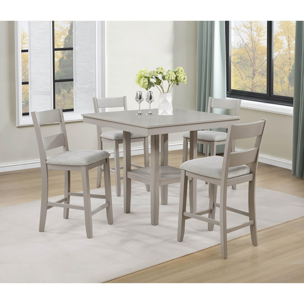 Crown Mark Dinettes 5-Piece 2631SET-GRG IMAGE 1