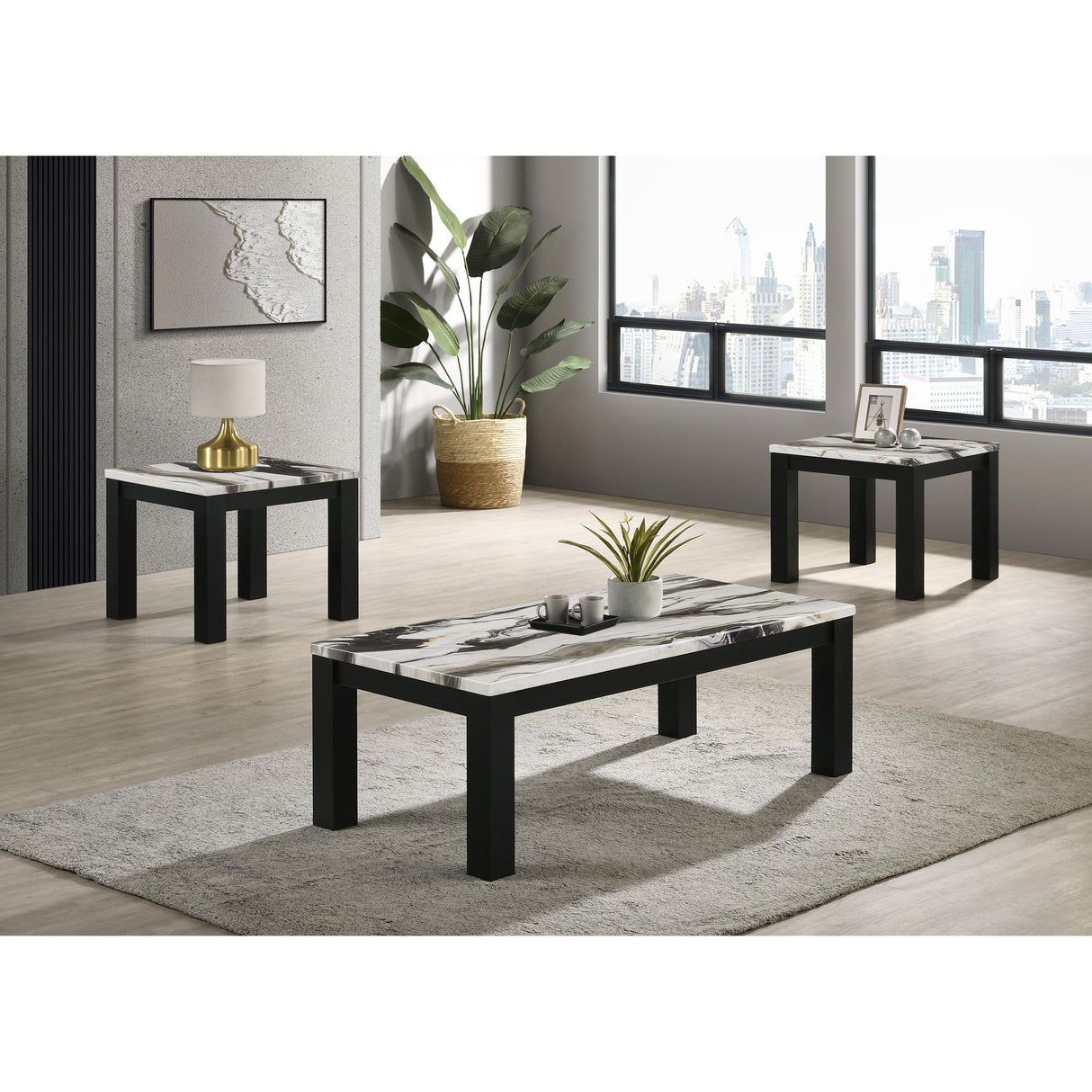 Crown Mark Ivy Occasional Table Set 4170SET-BMBL IMAGE 1