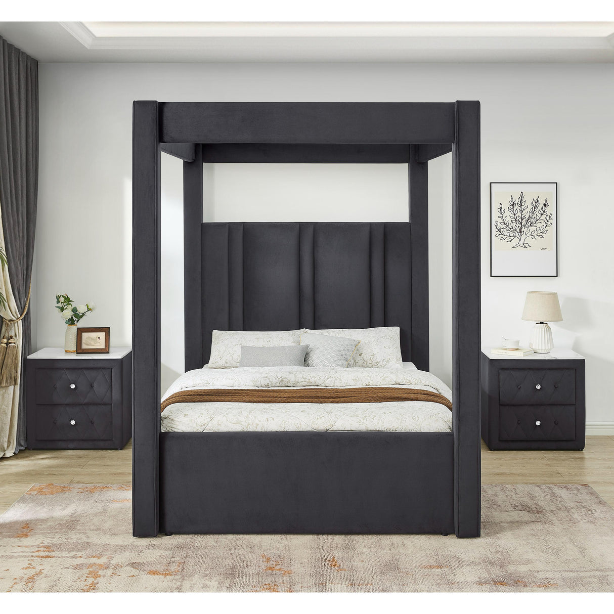Crown Mark Beds King 5117BK-K-HBFB/5117BK-KQ-RAIL/5117BK-KQ-POST IMAGE 3