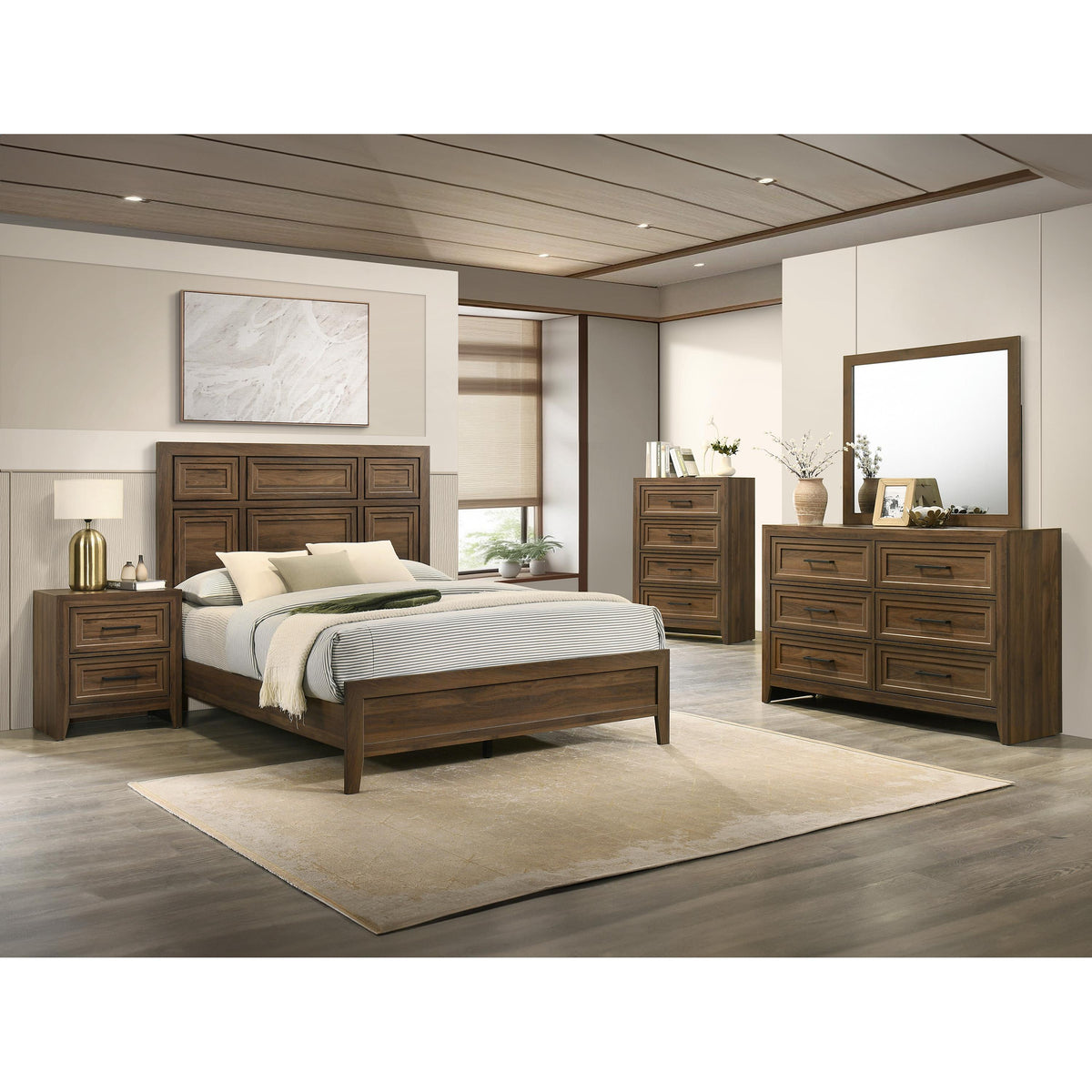 Crown Mark Lorraine 2-Drawer Nightstand B6610-2 IMAGE 2