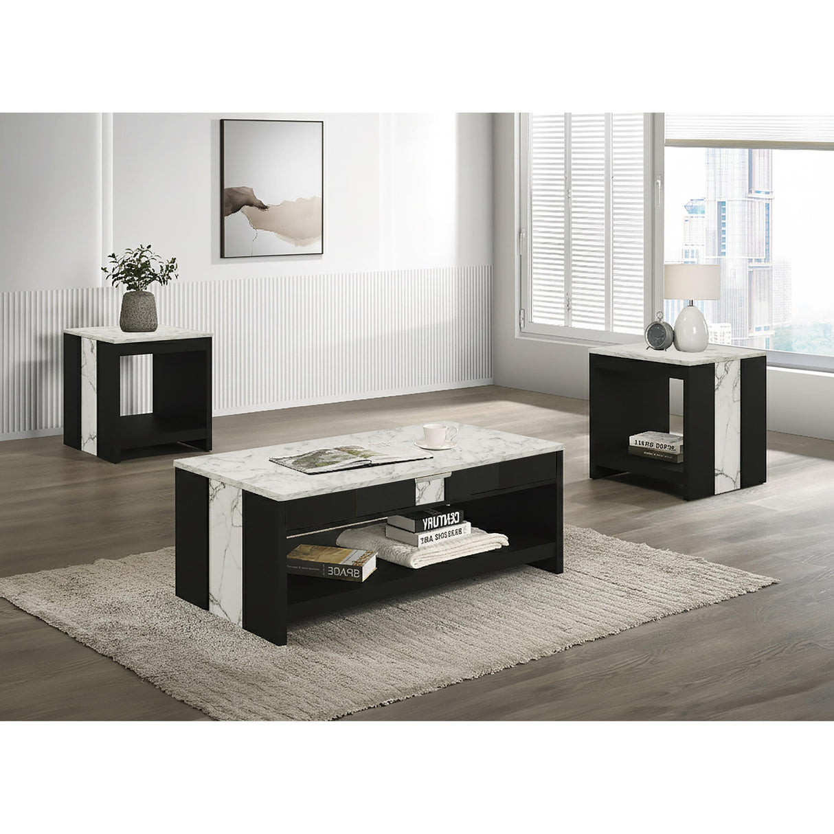 Crown Mark Rangley Occasional Table Set B6835-CE-SET IMAGE 1