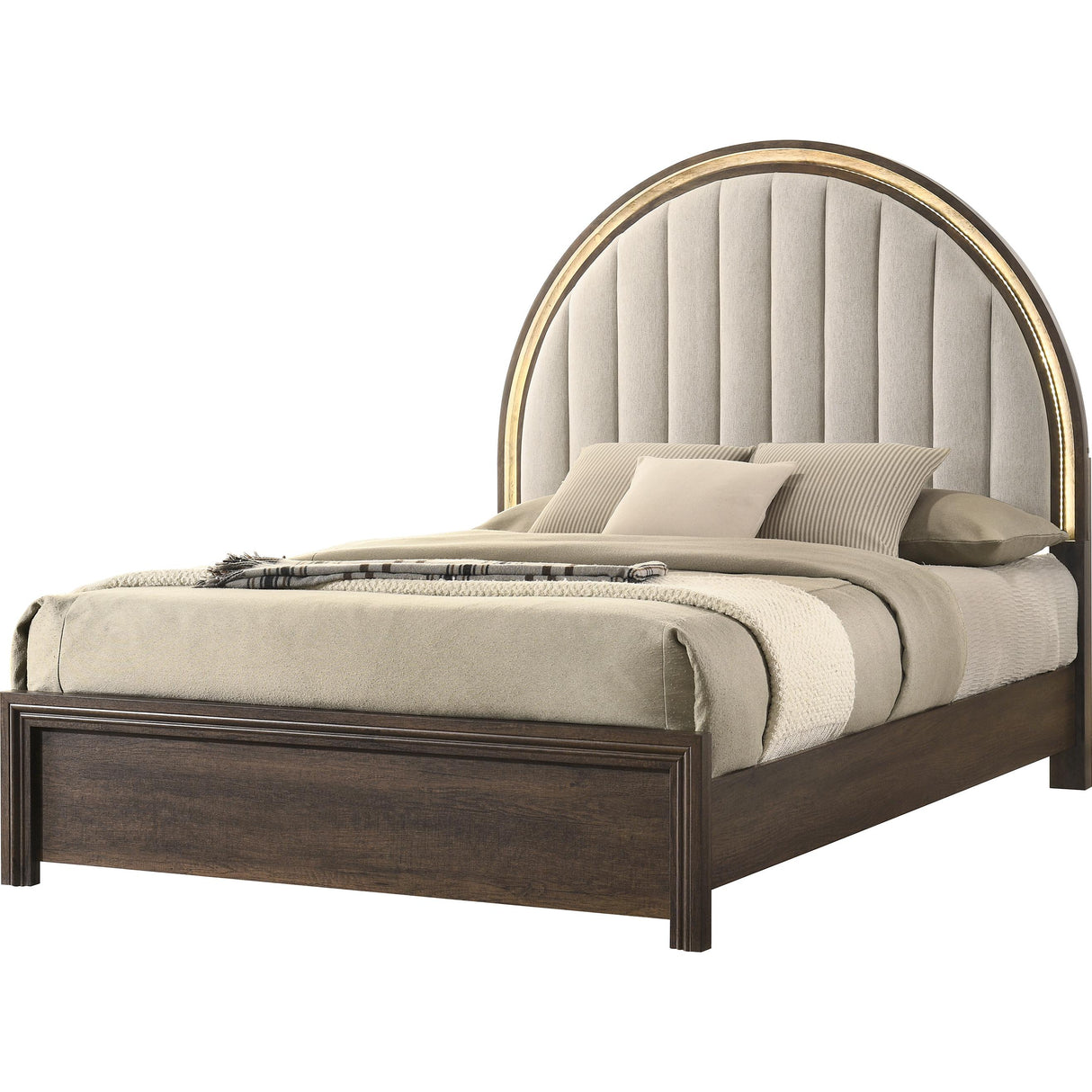 Crown Mark Noreen King Upholstered Panel Bed B9285-K-HBFB/B9285-KQ-RAIL IMAGE 1