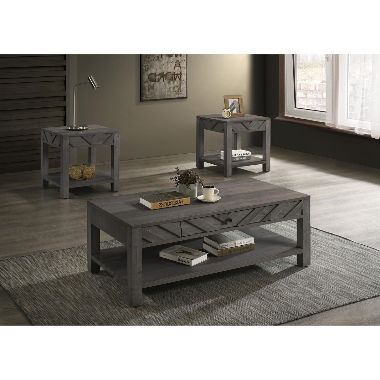 Crown Mark Valor Occasional Table Set B9335-CE-SET IMAGE 1