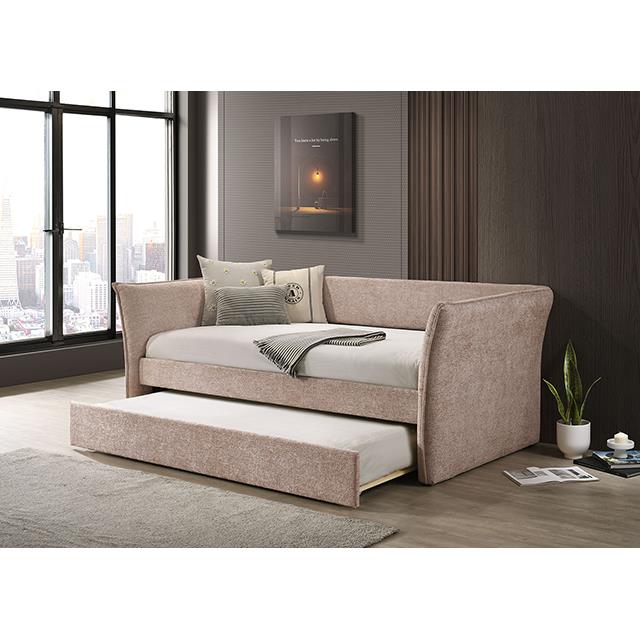 Furniture of America Yuri FM1203PK-BED Twin Daybed with Trundle IMAGE 2