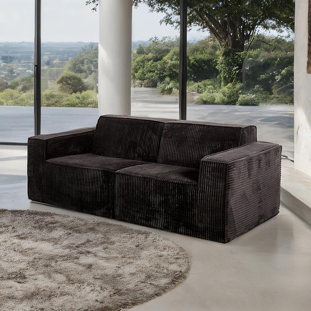Furniture of America Kimara FM62100BK-LV-PK Loveseat IMAGE 1