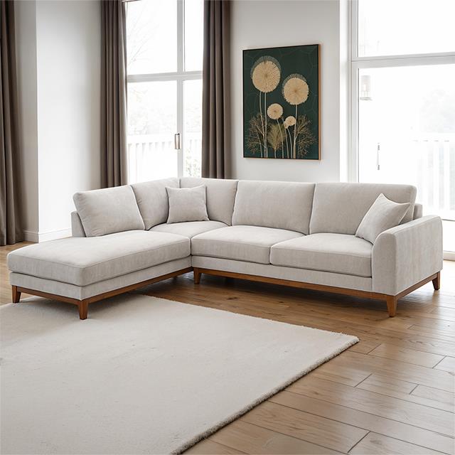 Furniture of America Watton FM64008TP-SECT-L Sectional IMAGE 1