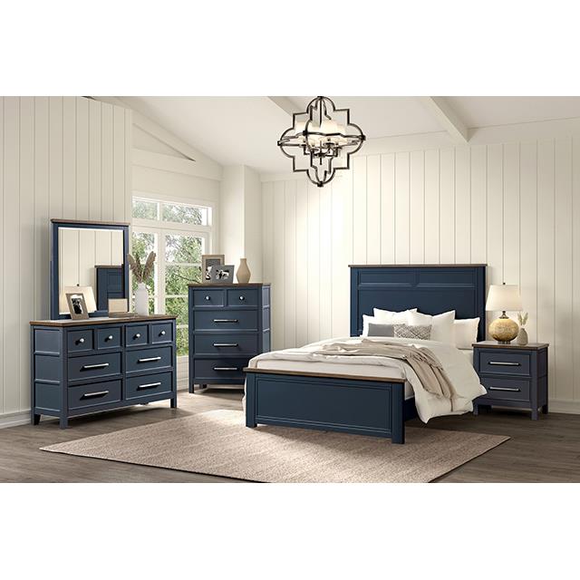 Furniture of America Pinetop FM7171BL-N Nightstand IMAGE 2