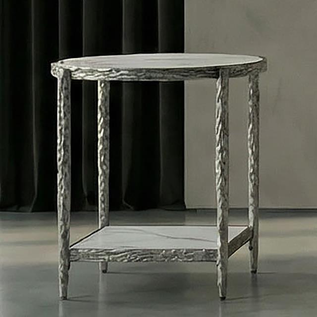Furniture of America Kerna FM47021GY-E-3A End Table IMAGE 1
