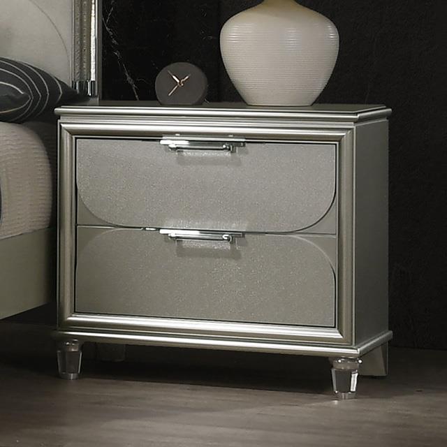 Furniture of America Sheridan FM72080SV-N Nightstand IMAGE 1