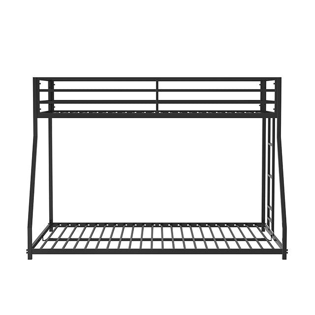 Furniture of America Rothwell FM-BK1200BK-TF Twin/Full Metal Bunk Bed IMAGE 4