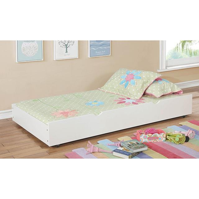 Furniture of America Grano FM-TR453-WH Trundle IMAGE 1