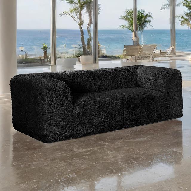 Furniture of America Nappi FM62102BK-LV-PK Loveseat IMAGE 1