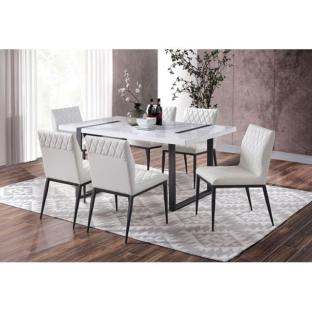 Furniture of America Alessia FOA3769T-7PC 7 Pc Dining Table Set IMAGE 1