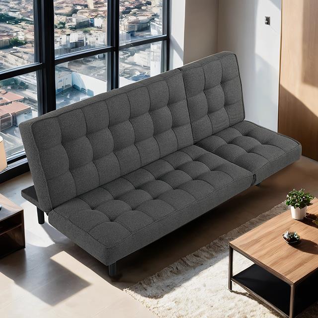 Furniture of America Naperville FM2802DG Futon Sofa IMAGE 3