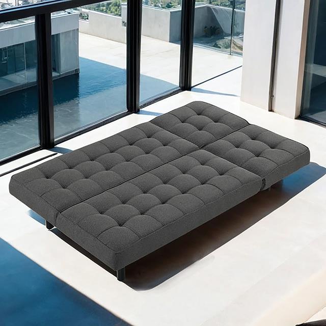 Furniture of America Naperville FM2802DG Futon Sofa IMAGE 4